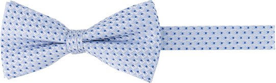 OLYMP Herren Schleife blau Gemustert