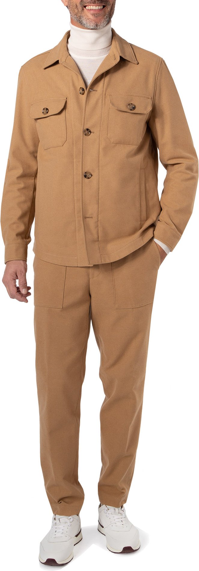 BOSS Black Herren Anzug beige