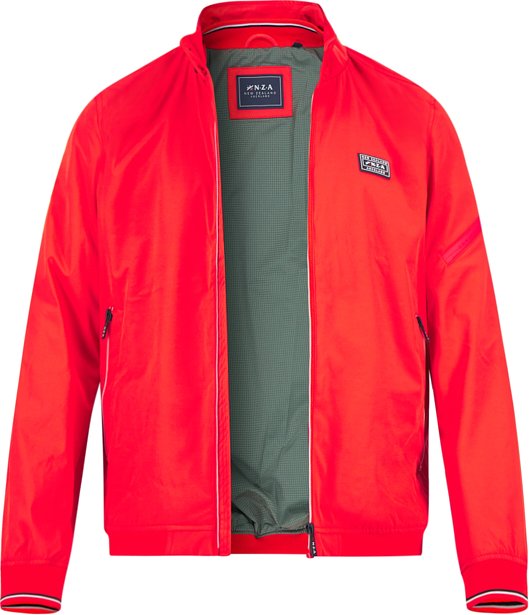 N.Z.A. Herren Jacke rot unifarben