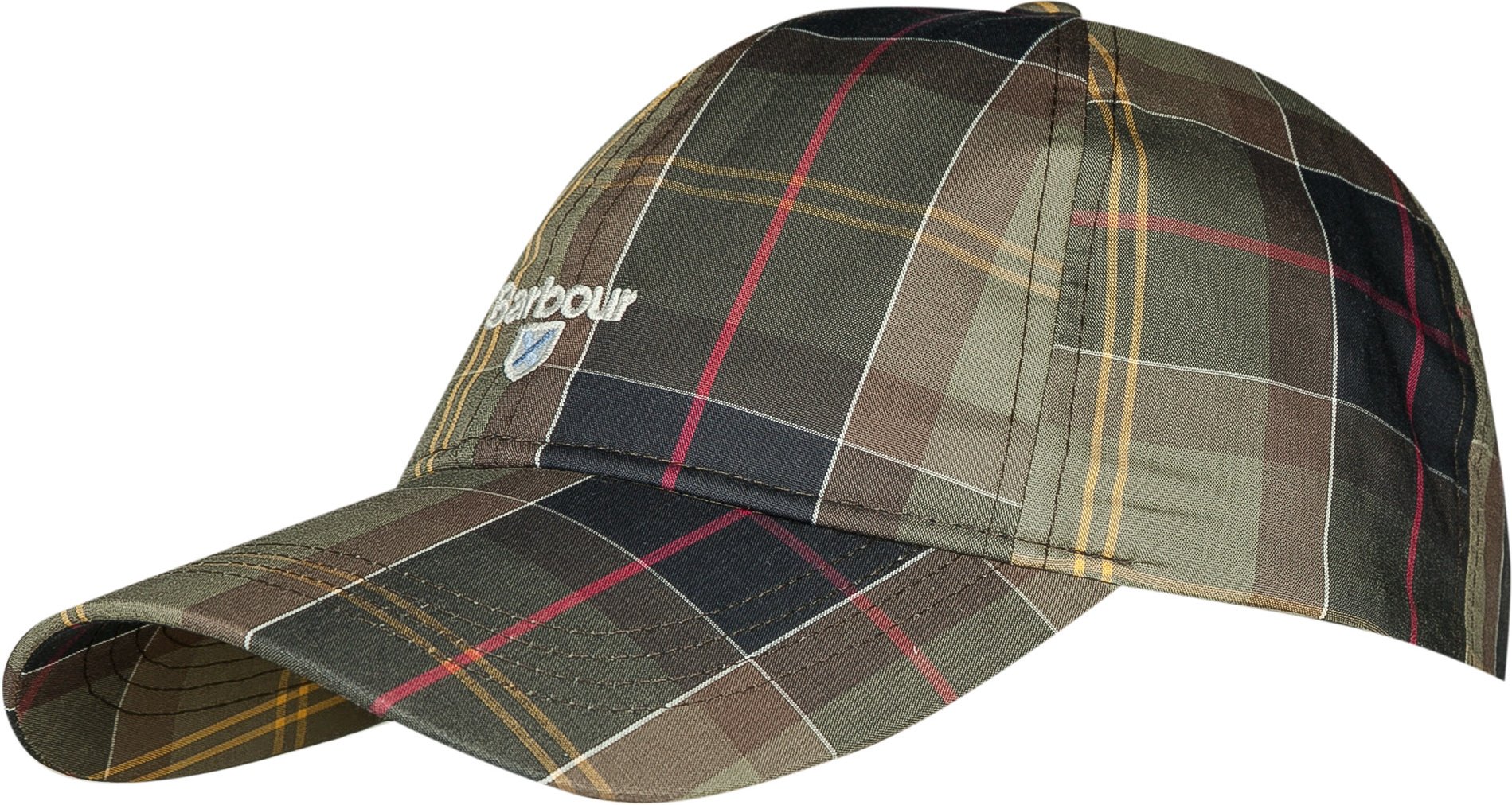 Barbour Herren Cap grün Baumwolle & Mix kariert