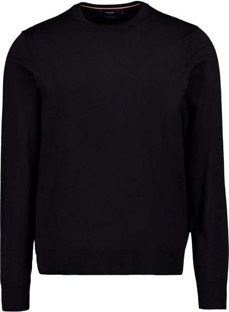 HECHTER PARIS Herren Pullover schwarz unifarben