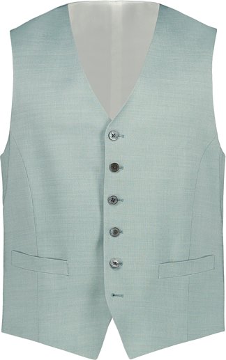 JOOP! Herren Weste grün meliert Slim Fit