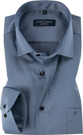 CasaModa Herren Hemd blau Comfort Fit
