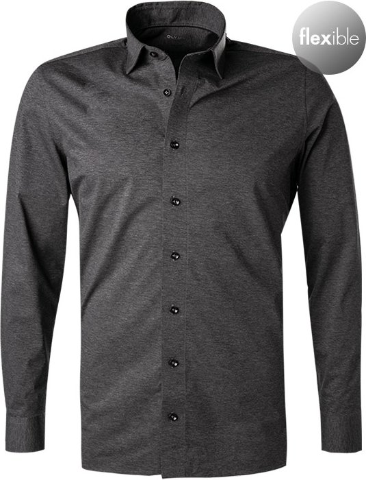 Thumbnail - OLYMP Herren Hemd grau