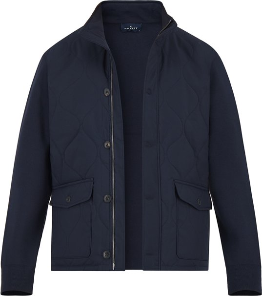 HACKETT Herren Jacke blau unifarben