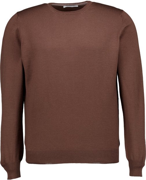 Thumbnail - Gran Sasso Herren Pullover braun unifarben