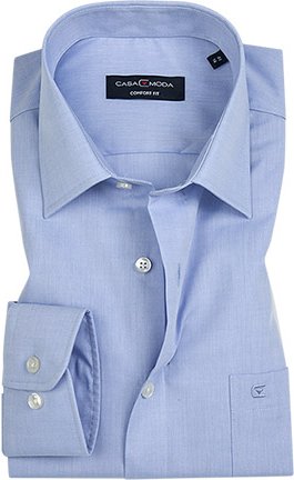 CasaModa Herren Hemd blau Comfort Fit
