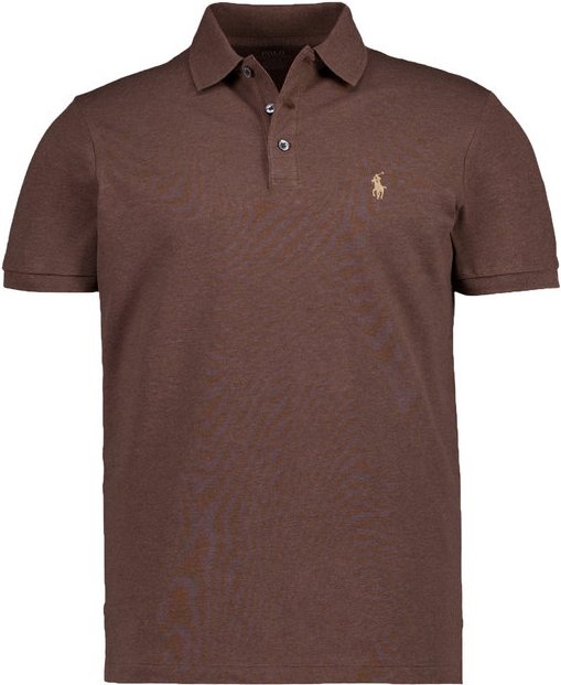 Polo Ralph Lauren Herren Polo-Shirt braun Slim Fit