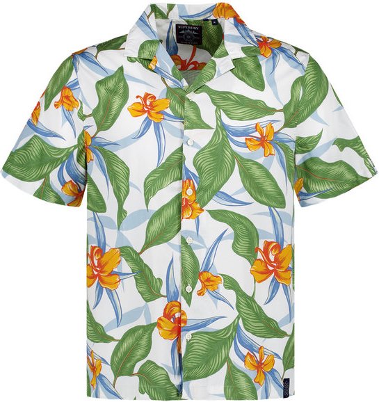 Superdry Herren Hemden mehrfarbig geblümt