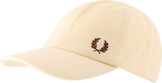 Fred Perry Herren Cap weiß Baumwolle & Mix