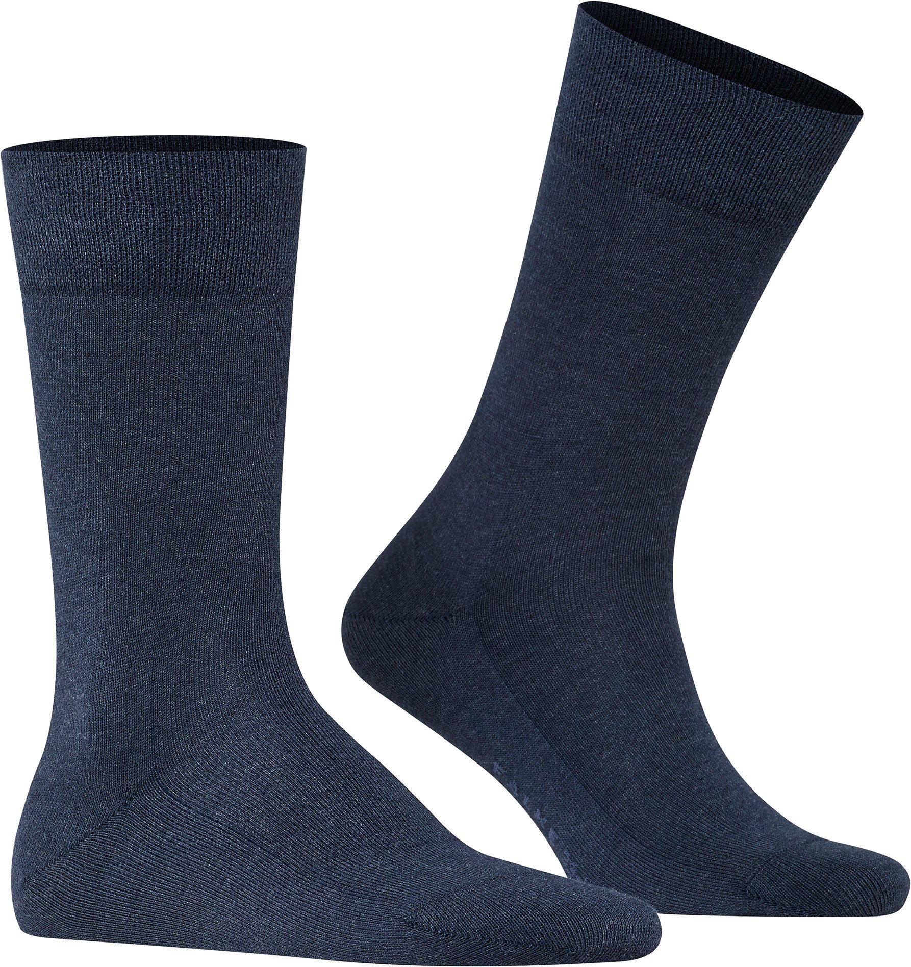 Thumbnail - Falke Herren Socken blau Baumwolle & Mix unifarben