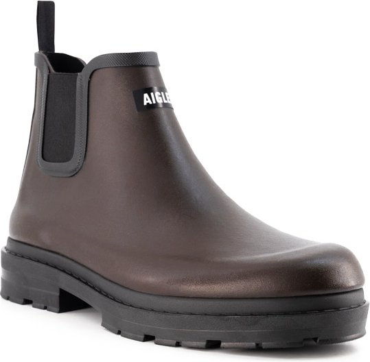 Aigle Herren Schuhe braun Gummi