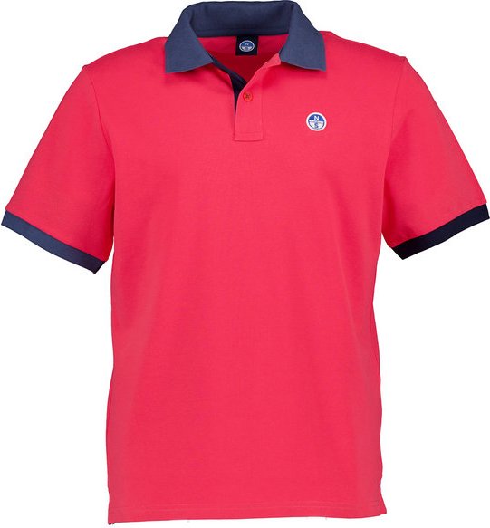 Thumbnail - NORTH SAILS Herren Polo-Shirt rosa