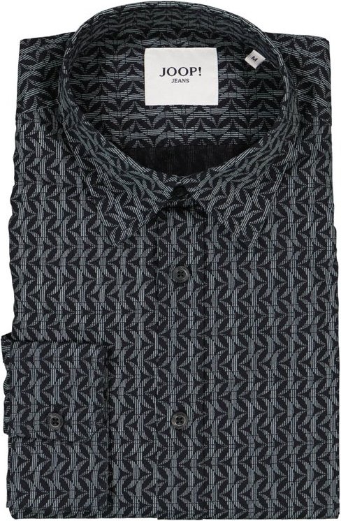 JOOP! Herren Hemd schwarz gemustert