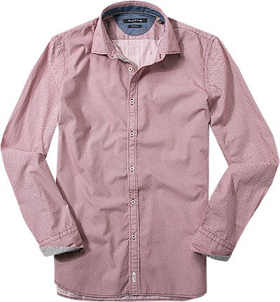 Marc O'Polo Herren Hemd rot gemustert