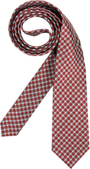 Thumbnail - CERRUTI 1881 Herren Krawatte rot Gemustert