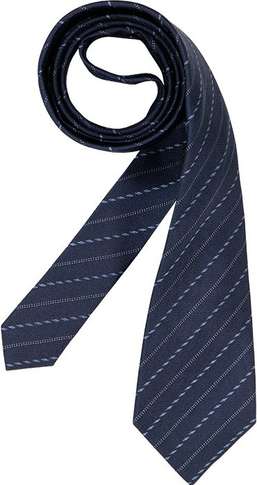 JOOP! Herren Krawatte blau Gemustert,unifarben