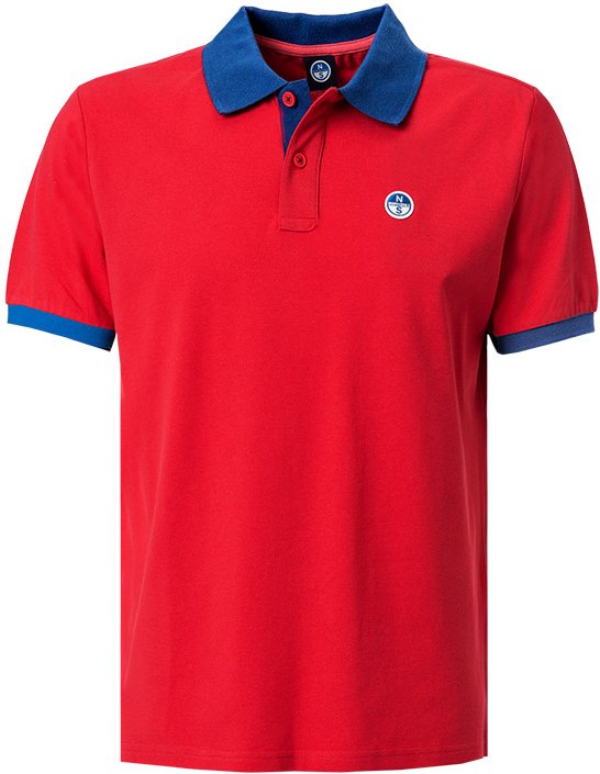 Thumbnail - NORTH SAILS Herren Polo-Shirt rot