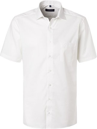 CasaModa Herren Kurzarmhemd weiß