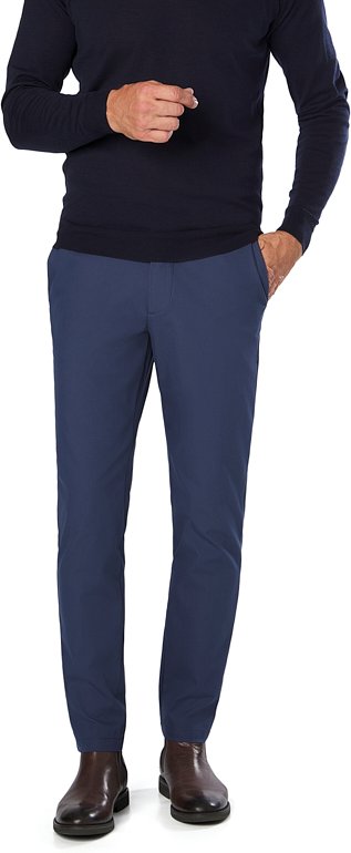 BOSS Black Herren Hose blau Slim Fit
