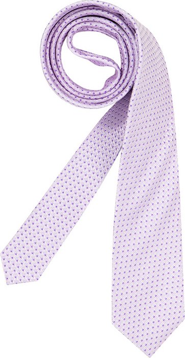 OLYMP Herren Krawatte flieder unifarben