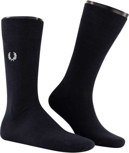 Fred Perry Herren Socken blau Baumwolle & Mix unifarben