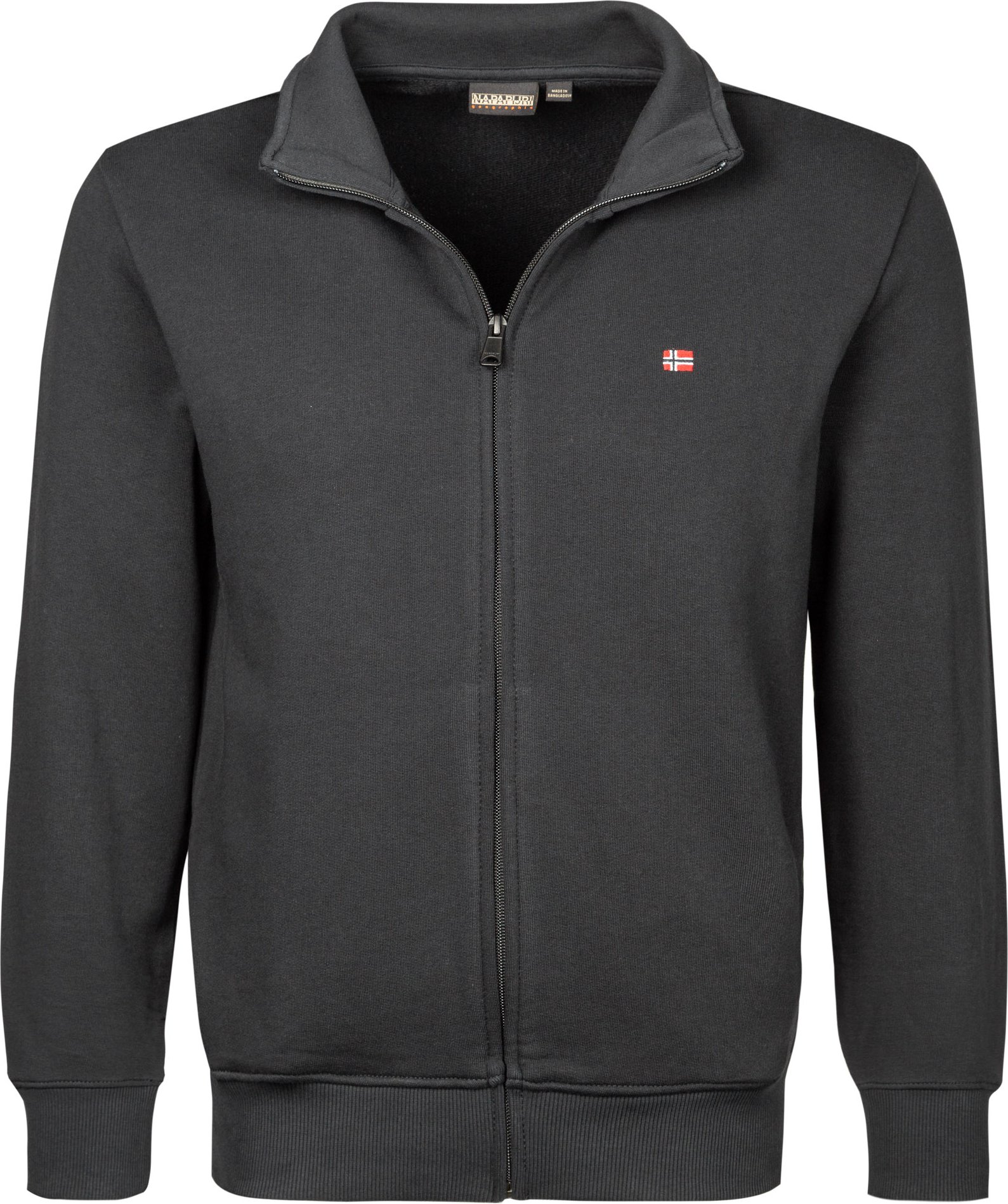 Thumbnail - NAPAPIJRI Herren Sweatjacke schwarz unifarben