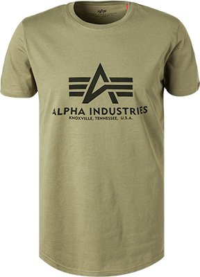 ALPHA INDUSTRIES Herren T-Shirt grün