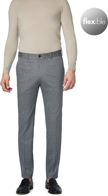 Strellson Herren Hose blau meliert Slim Fit