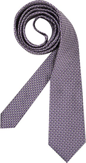 LANVIN Herren Krawatte violett Gemustert
