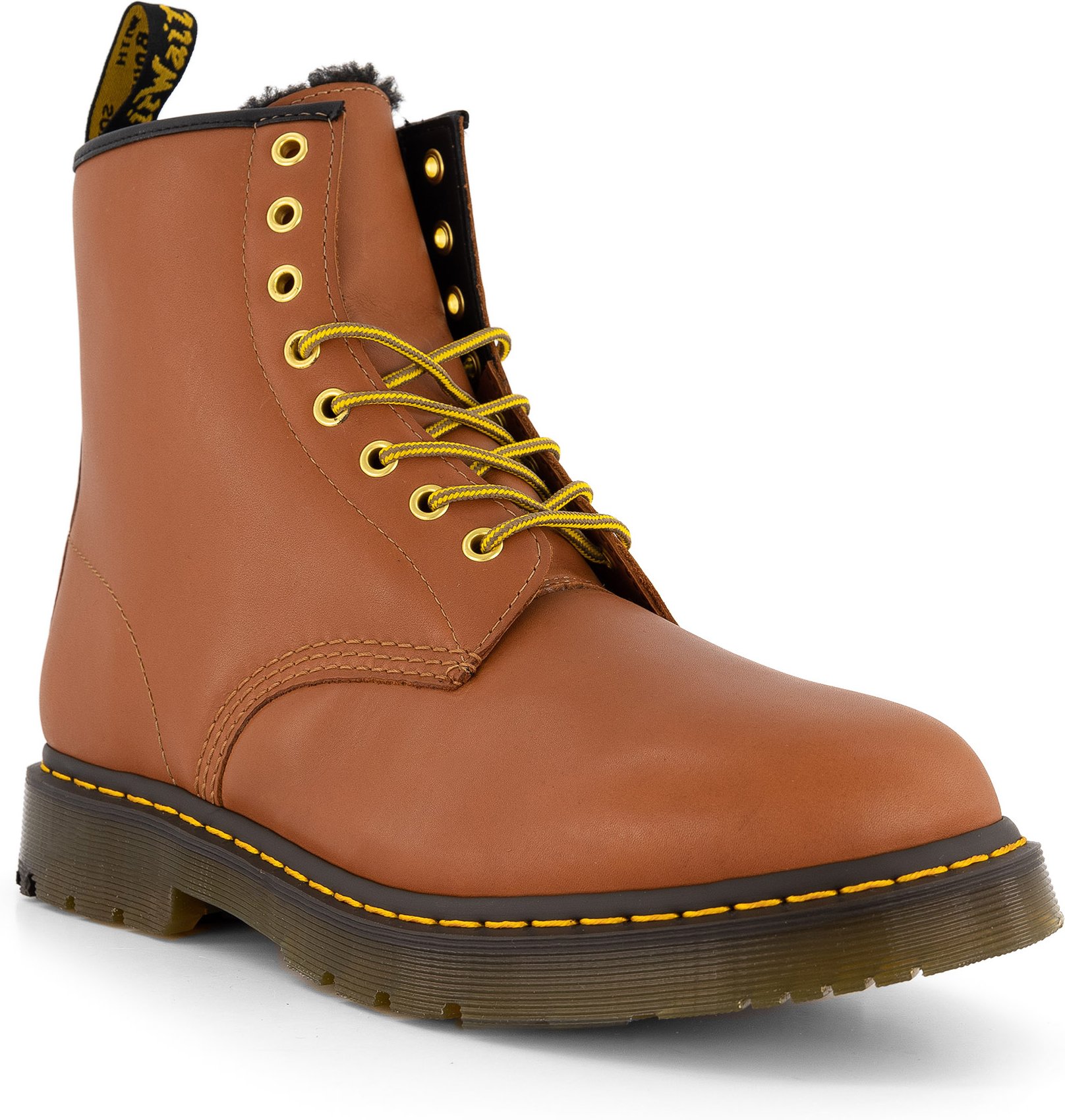 Thumbnail - Dr. Martens Herren Schnürboots braun, cognac Glattleder