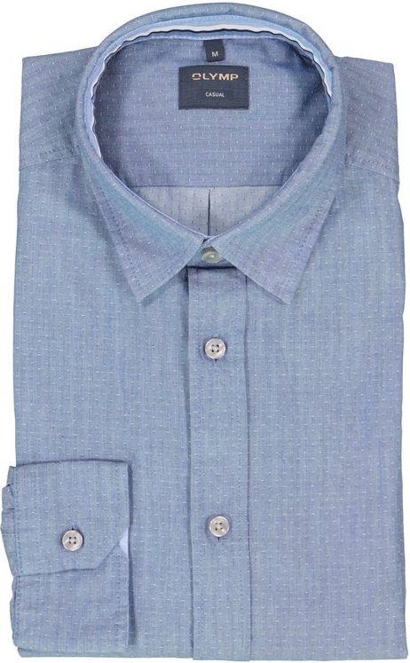 OLYMP Herren Hemd blau