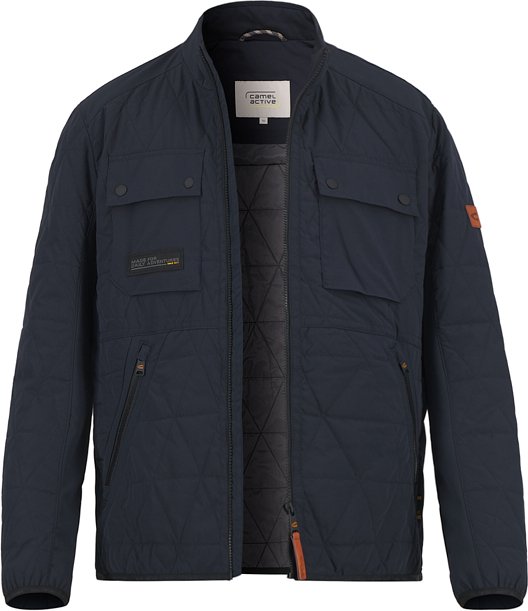 camel active Herren Steppjacke blau unifarben