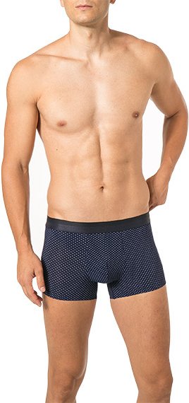 Thumbnail - HOM Herren Trunk blau Mikrofaser/Funktion Gemustert