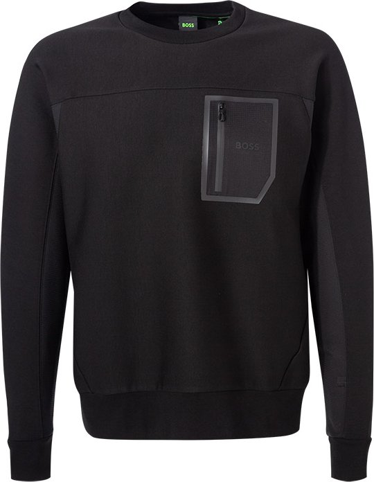 Thumbnail - BOSS Green Herren Sweatshirt schwarz unifarben