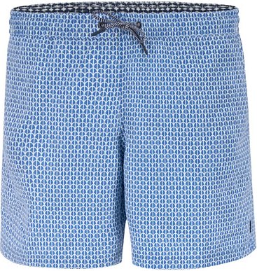 HACKETT Herren Badeshorts blau Gemustert