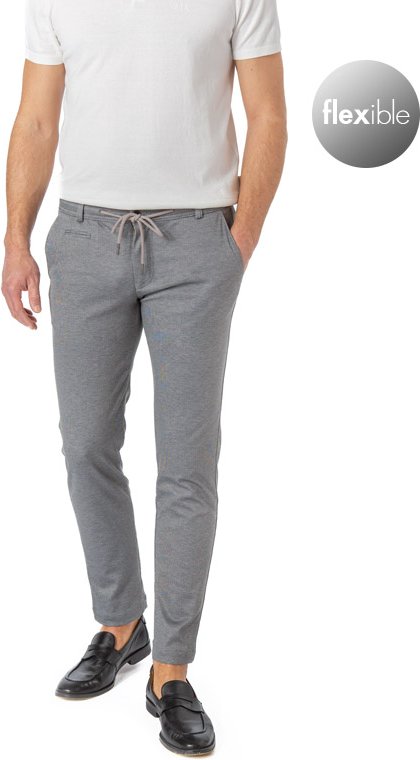 bugatti Herren Hose grau meliert