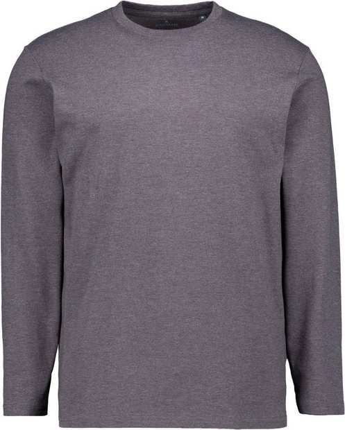 RAGMAN Herren Longsleeve grau