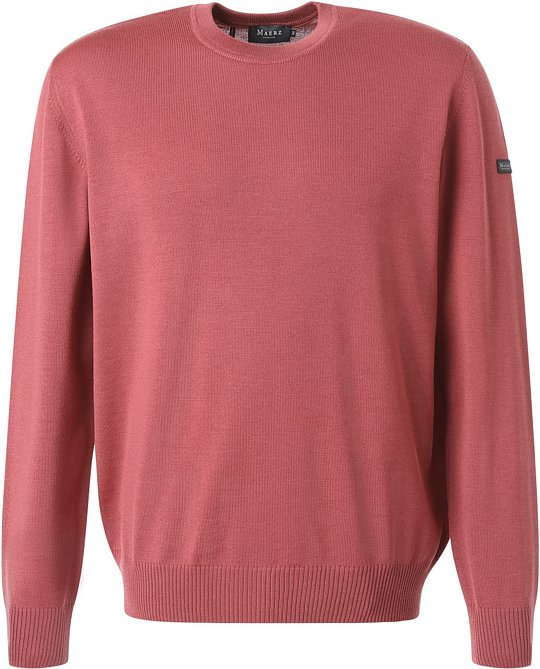 MAERZ Muenchen Herren Pullover rot unifarben