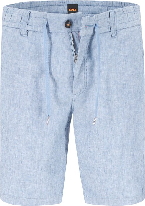 BOSS Orange Herren Chinoshorts blau