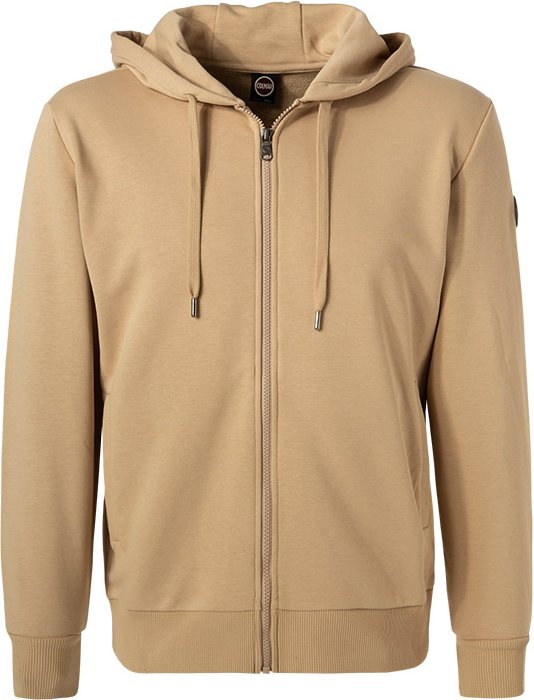 COLMAR Herren Sweatjacke beige unifarben