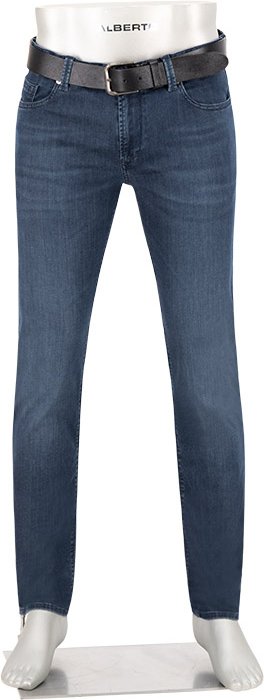 Alberto Herren Jeans blau Slim Fit