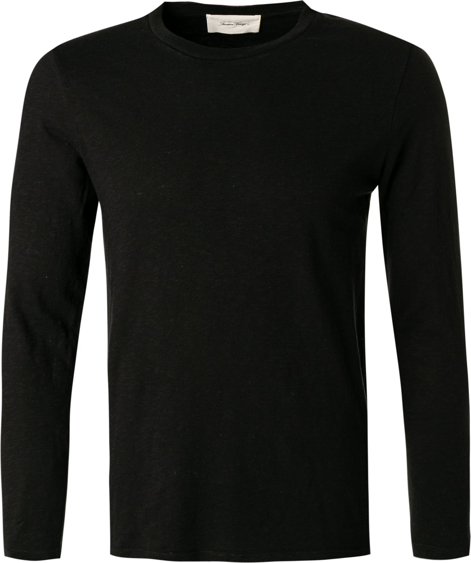 American Vintage Herren Longsleeve schwarz
