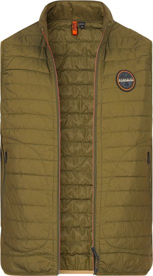 NAPAPIJRI Herren Weste grün unifarben