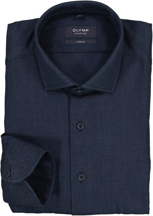 OLYMP Signature Herren Hemd blau