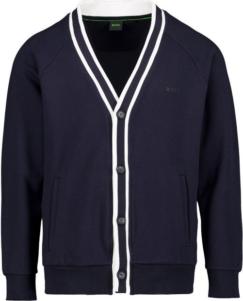 Thumbnail - BOSS Green Herren Cardigan blau unifarben