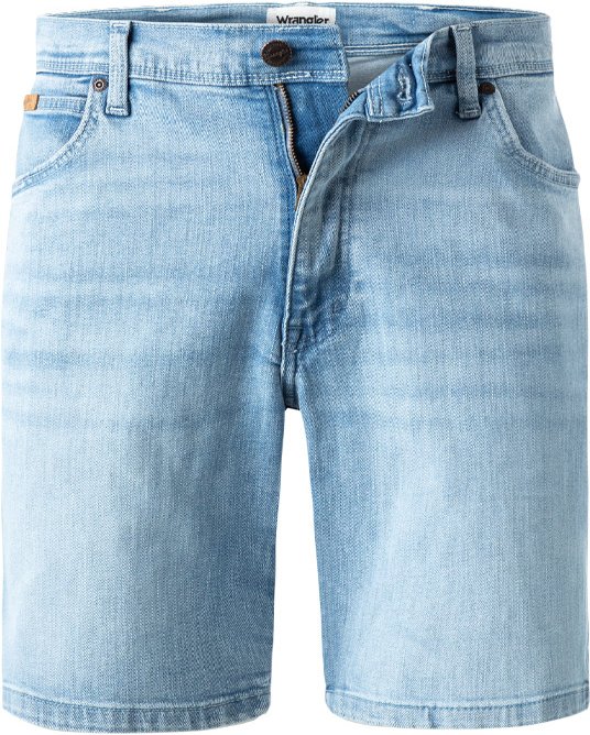Thumbnail - Wrangler Herren Jeansshorts blau