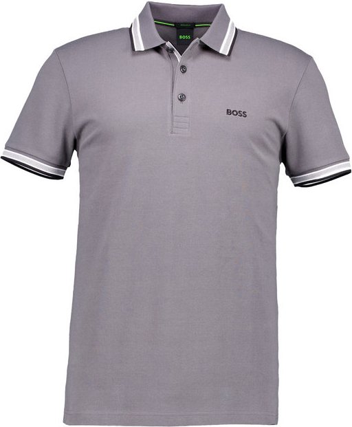 BOSS Green Herren Polo-Shirt grau