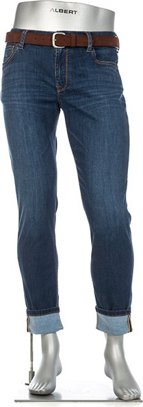 Alberto Bike Herren Jeans blau Slim Fit