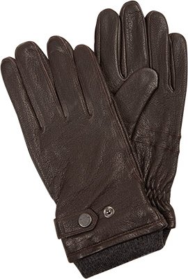 PEARLWOOD Herren Handschuhe braun Ziegenleder